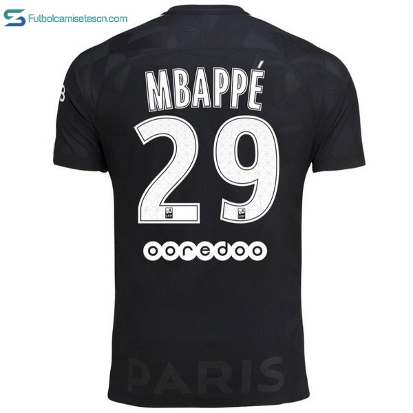 Camiseta Paris Saint Germain 3ª Mbappe 2017/18